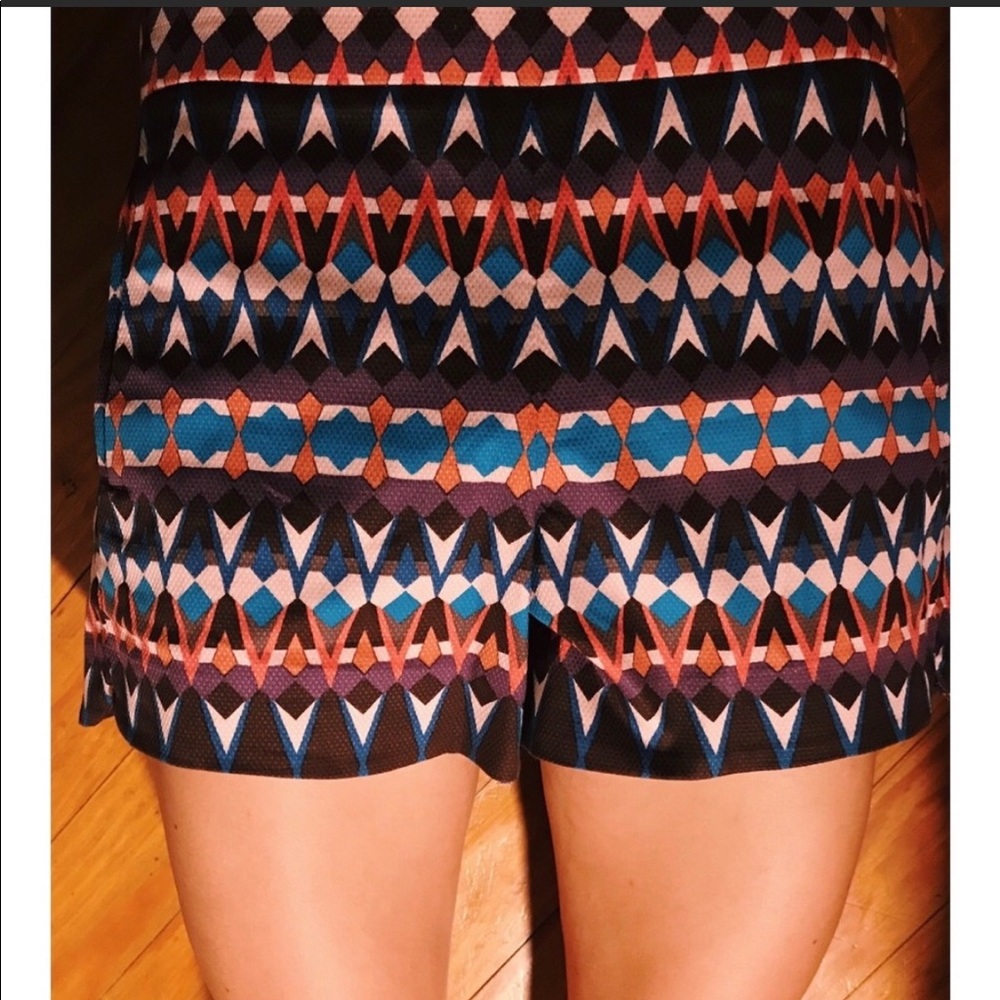 J.Crew high-waist graphic shorts NWT